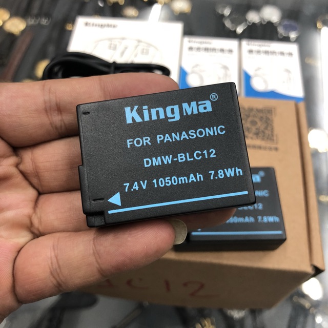 Bộ Pin + Sạc BLC12 dành cho máy Panasonic - Hiệu Kingma bảo hành 12 tháng 1 đổi 1