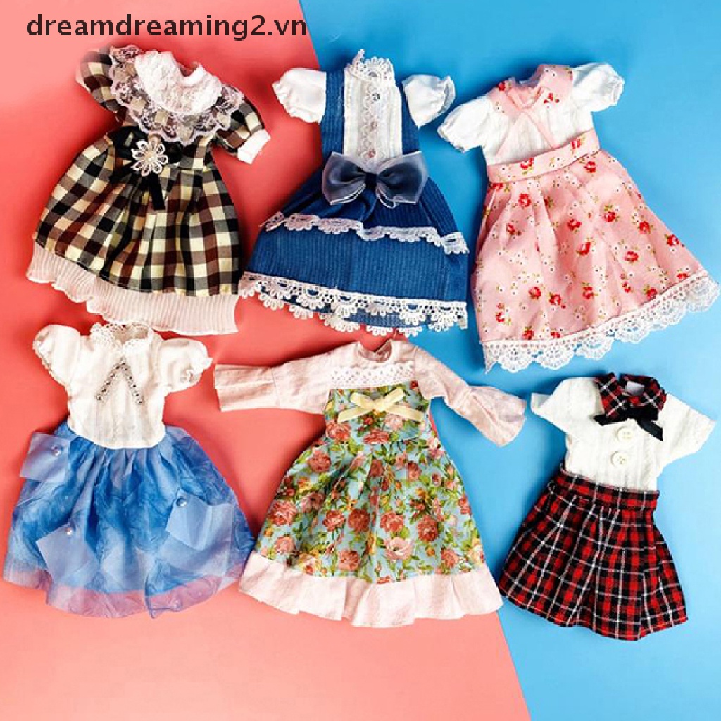 Đầm Công Chúa Đáng Yêu Cho Búp Bê 30cm 1 / 6 12