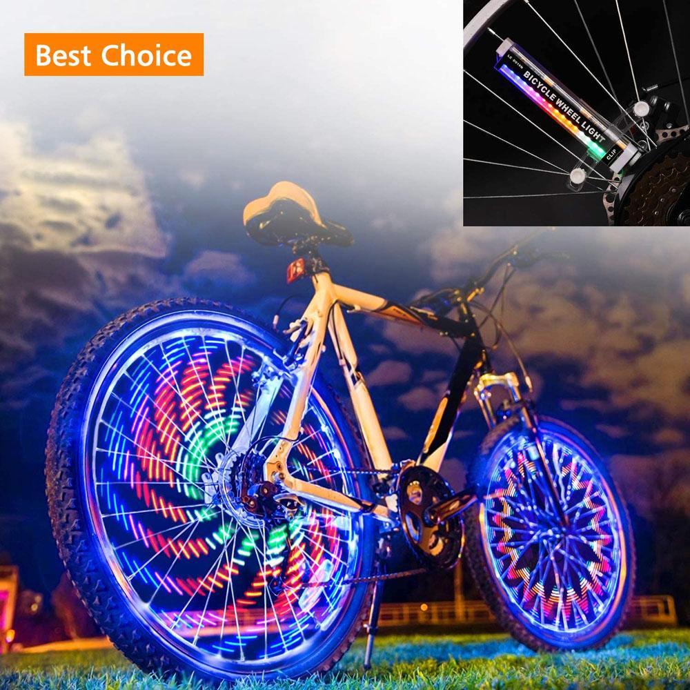 Đèn Led RGB Gắn Căm Xe Đạp Leo Núi REBUY1 Trang Trí