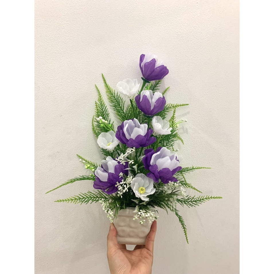 Hoa để bàn cao 35cm
