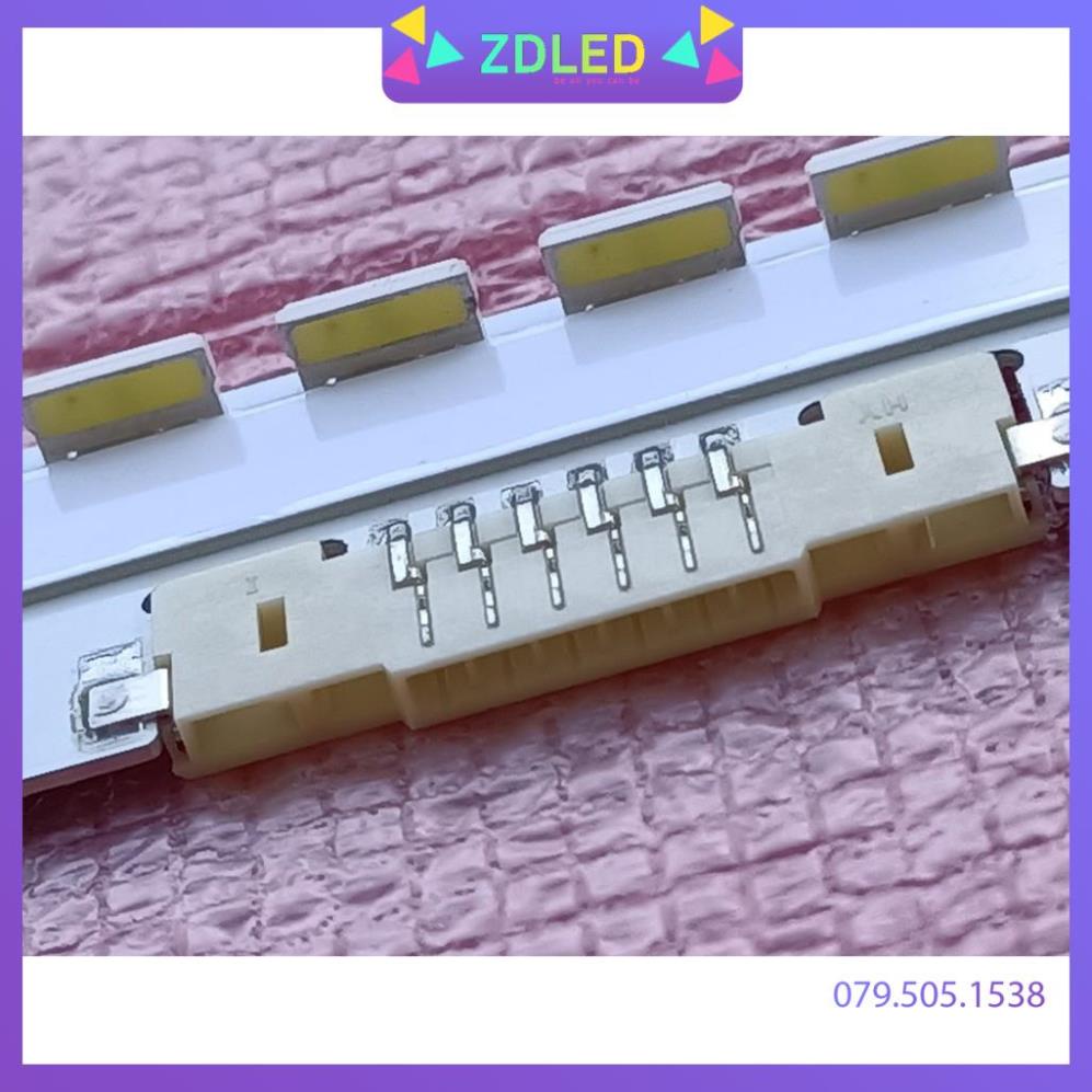 THANH LED TIVI  SAMSUNG 55K5500 55M5500 55M6300 MỚI 100% HÀNG ZIN HÃNG, MỖI MÁY 1 THANH 72 BÓNG 3V, DÀI 67,4cm