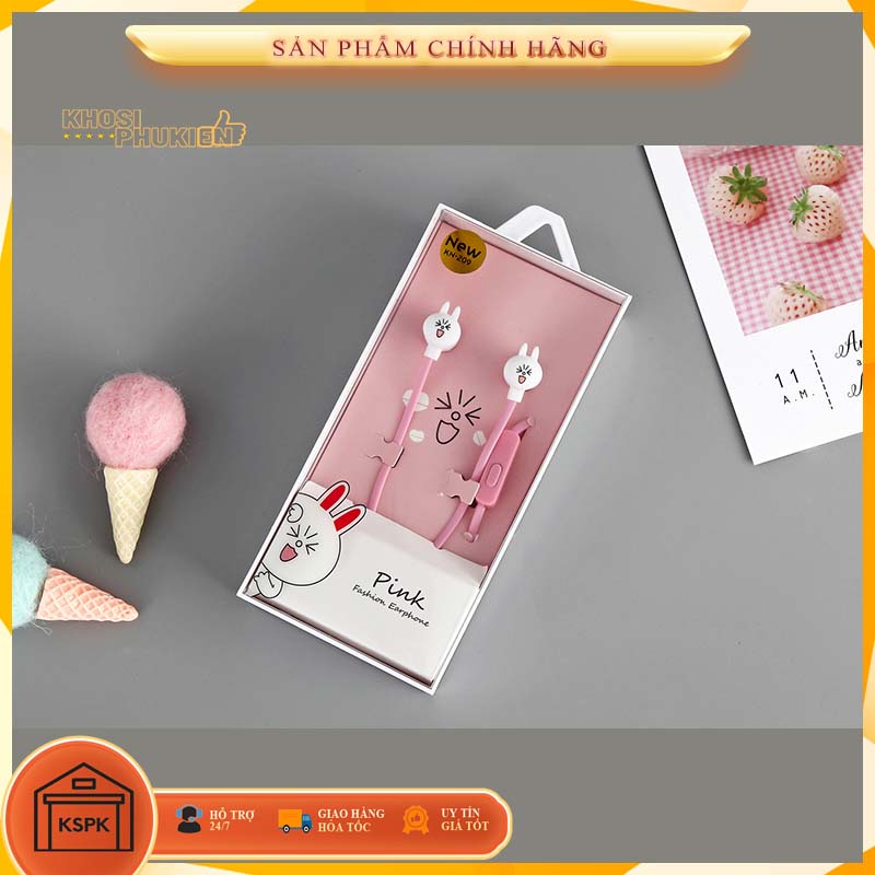 Tai nghe nhét tai dễ thương hình thú giá rẻ cho bé gái KSPK TNHT