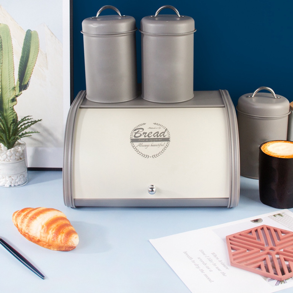 [Dolity2] Hộp Đựng Bánh Mì Góc Đa Năng Cho Nhà Bếp Quầy Bánh Quy