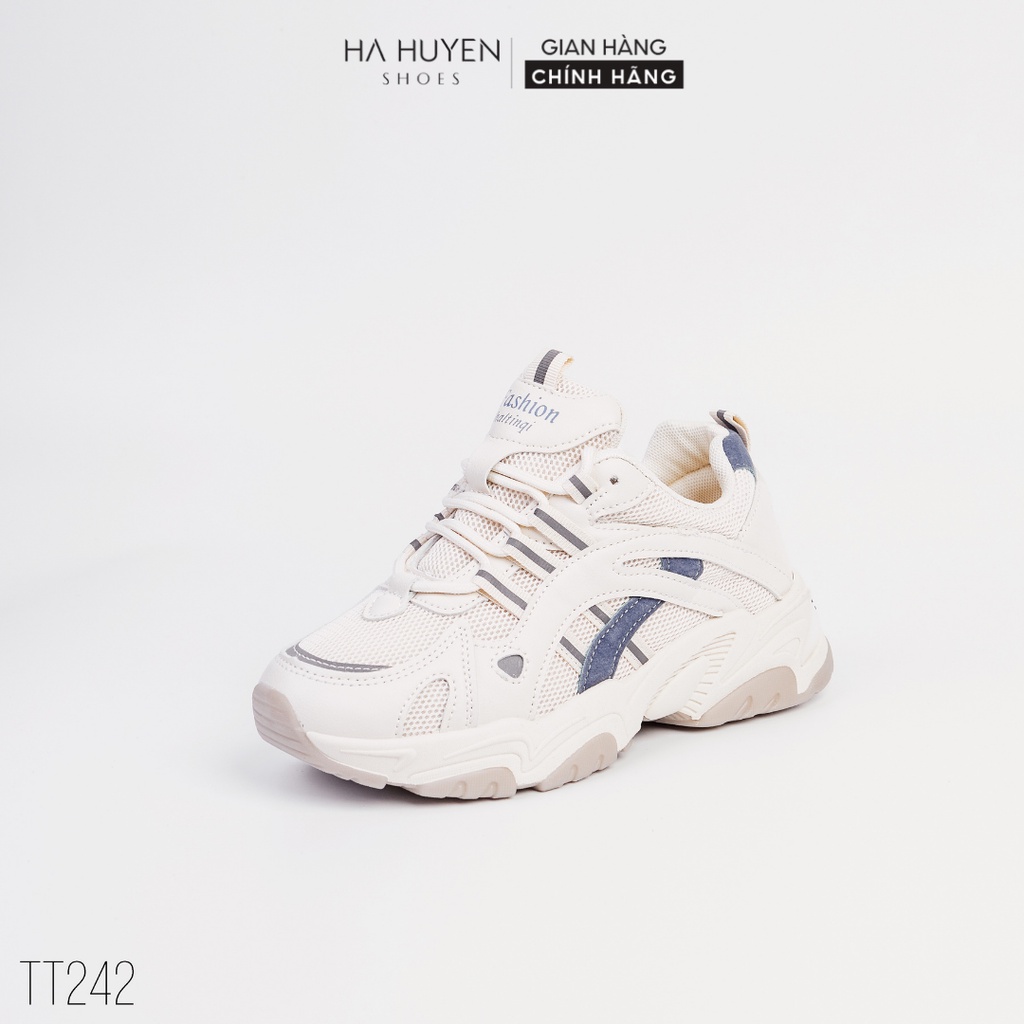 Giày thể thao nữ Hà Huyền Shoes sneaker phối màu cá tính - TT242