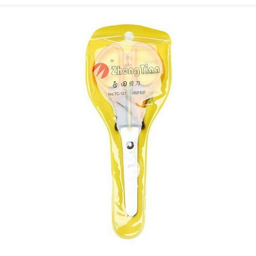 Kéo thủ công Loại Tốt cắt giấy cán nâu cho bé tập cắt