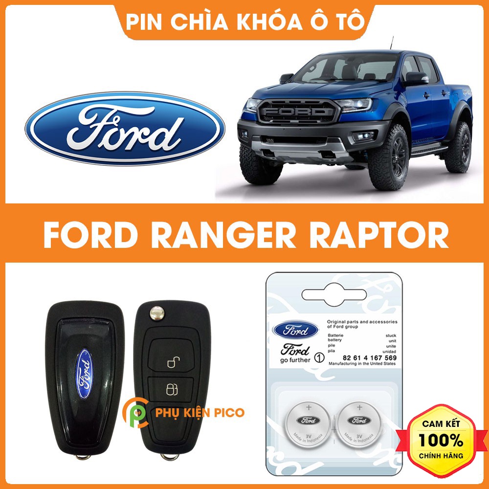 Pin chìa khóa ô tô Ford Ranger Raptor chính hãng sản xuất theo công nghệ Nhật Bản – Pin chìa khóa Ford Ranger Raptor