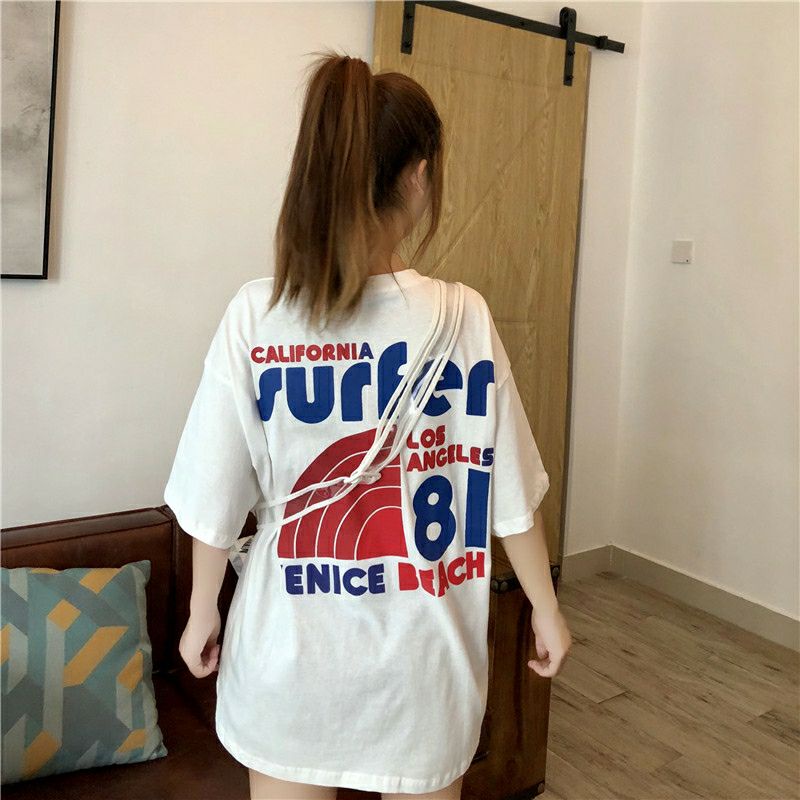 Áo Thun Tay Lỡ 100% Cotton Nam Nữ Unisex Ulzzang Form Rộng In Chữ