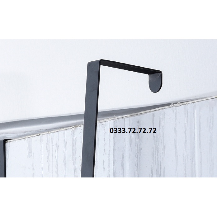 Móc treo quần áo gắn sau cánh cửa, không cần khoan đục
