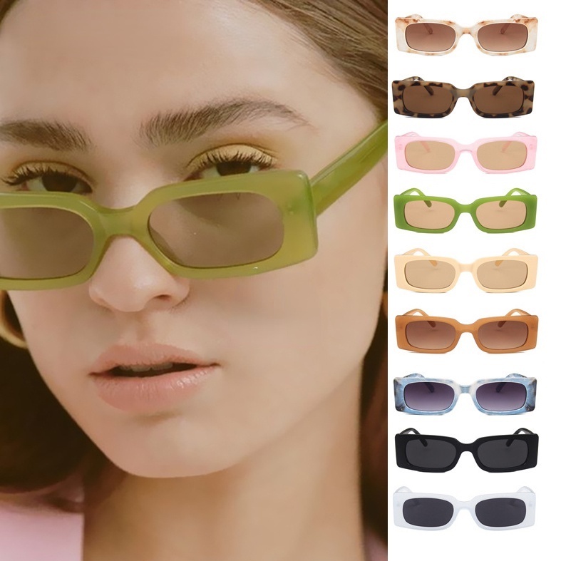 Kính râm gọng vuông nhỏ đơn giản cá tính