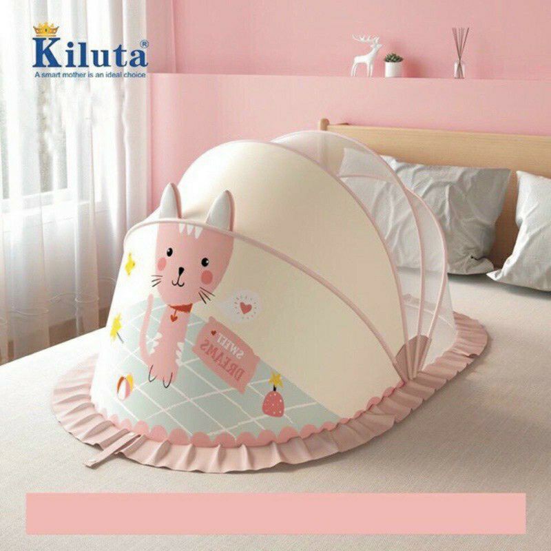 Màn ,mùng chụp gấp gọn hình thú kiluta
