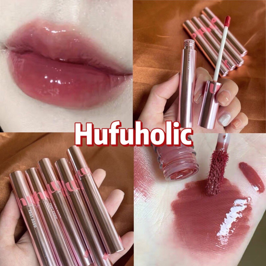 Son kem bóng DAIMANPU căng bóng mịn môi Small Ice Cubes Jelly Lip Glaze TOOT DODO TODO02 DAIM12