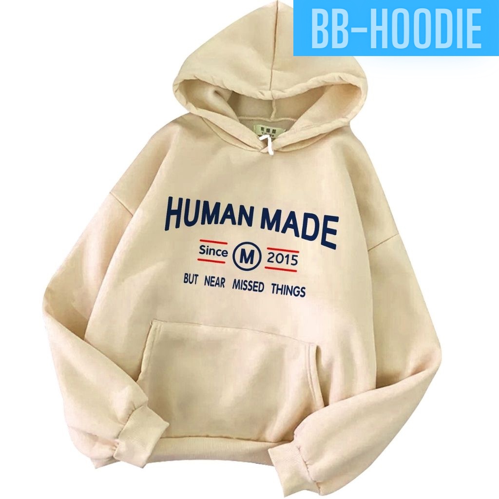 ÁO HOODIE IN HUMAN MADE FORM NAM NỮ NHIỀU MÀU ĐỦ SIZE