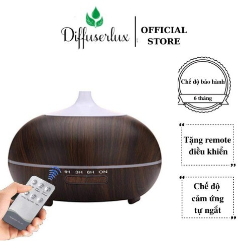 Máy khuếch tán tinh dầu / Máy xông tinh dầu hình bí ngô 550ml kèm remost