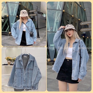 Áo Khoác Jean Nữ Túi Ngực 2 Bên - Freesize (Ảnh shop tự chụp)