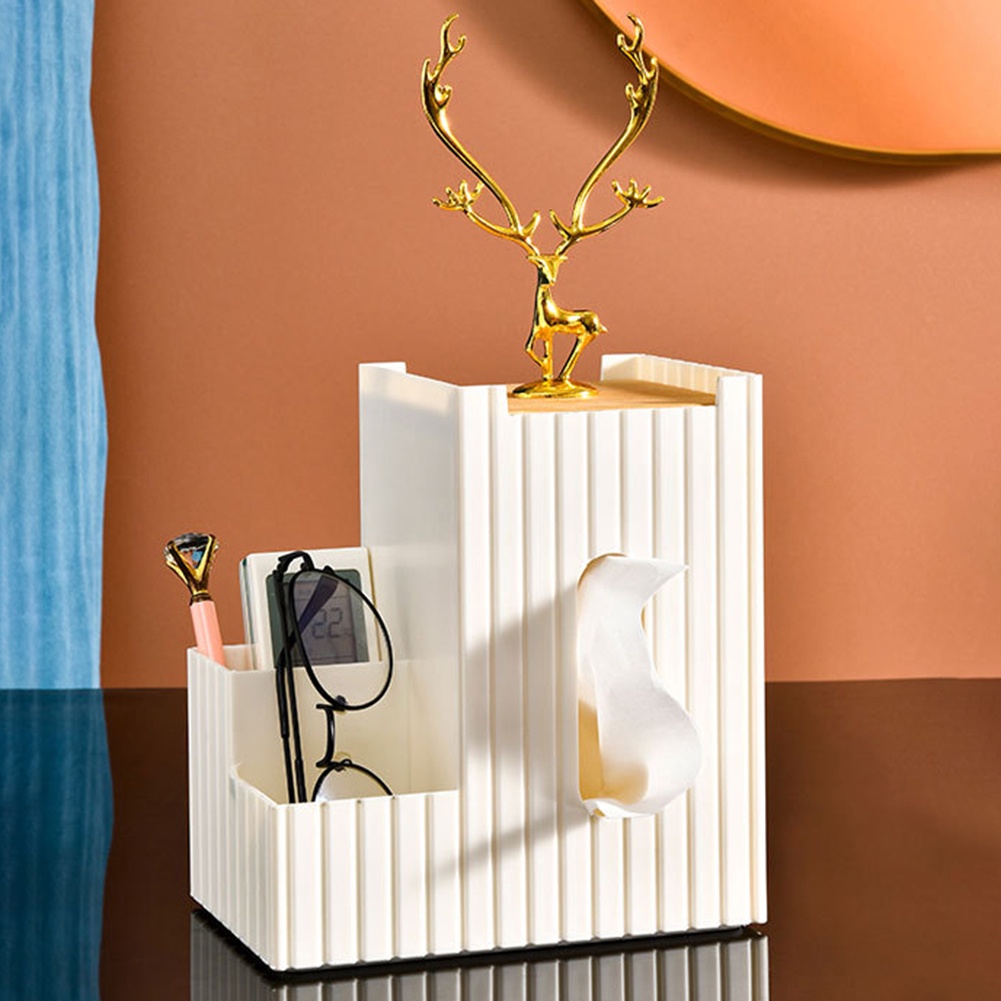 Hộp Đựng Khăn Giấy/Đồ Dùng Để Bàn Hình Nai Trang Trí Nhà Cửa/Phòng Khách