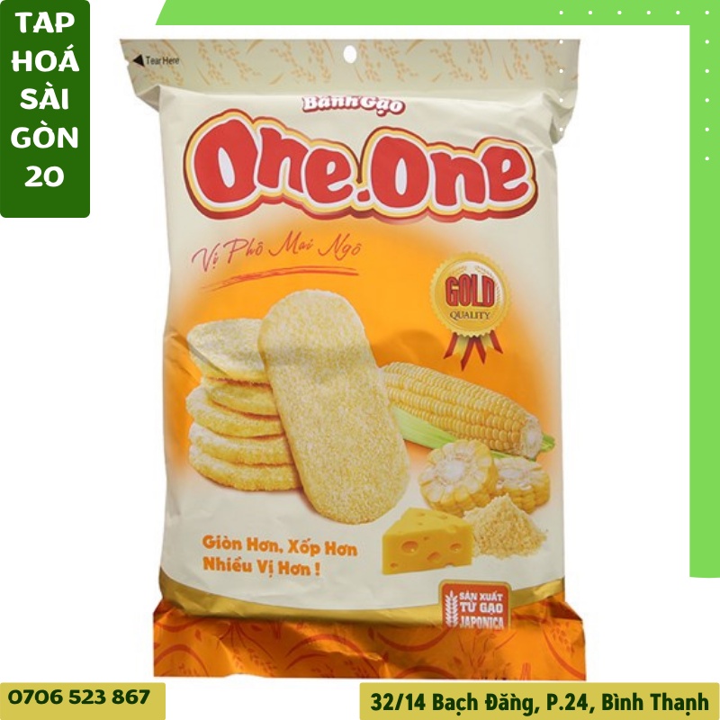 Bánh gạo phô mai bắp One One 118g
