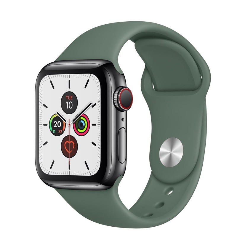 Dây cao su Apple Watch Sport Band series 1 2 3 4 5 6 size 38/40mm 42/44mm bảng màu thông dụng