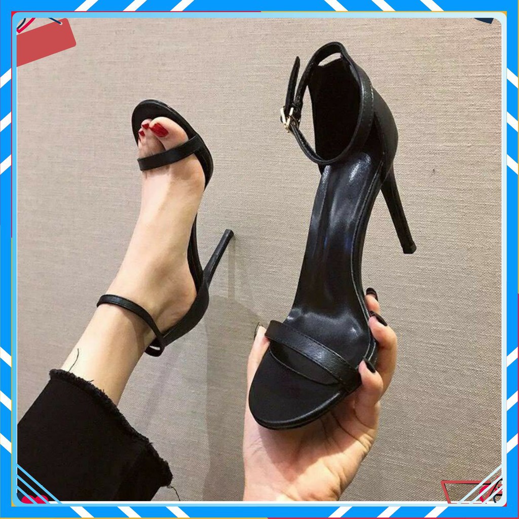 [HÀNG LOẠI 1] Giày sandal cao gót nữ Ngọc Trinh 7p & 9phân đẹp quai mảnh đế nhọn cho học sinh nữ mặc áo dài -mã T17 | BigBuy360 - bigbuy360.vn