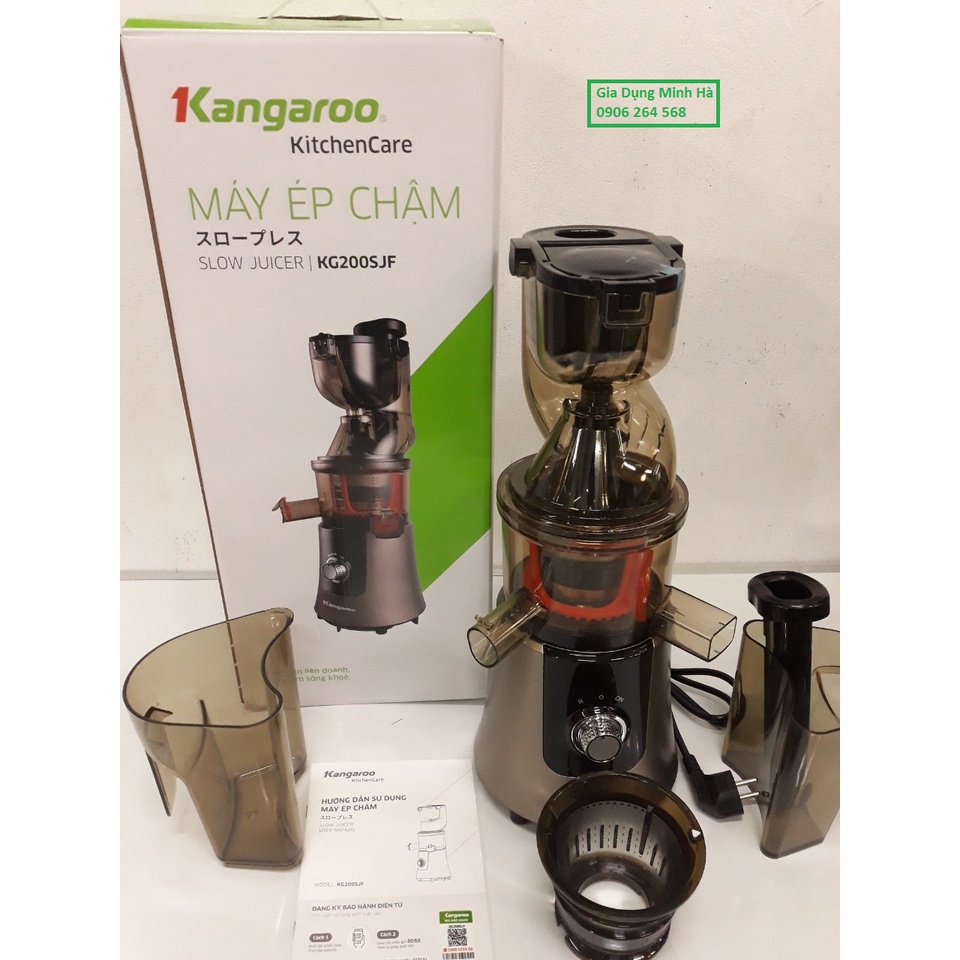 Máy ép chậm Kangaroo KG200SJF hàng chính hãng bảo hành 12 tháng