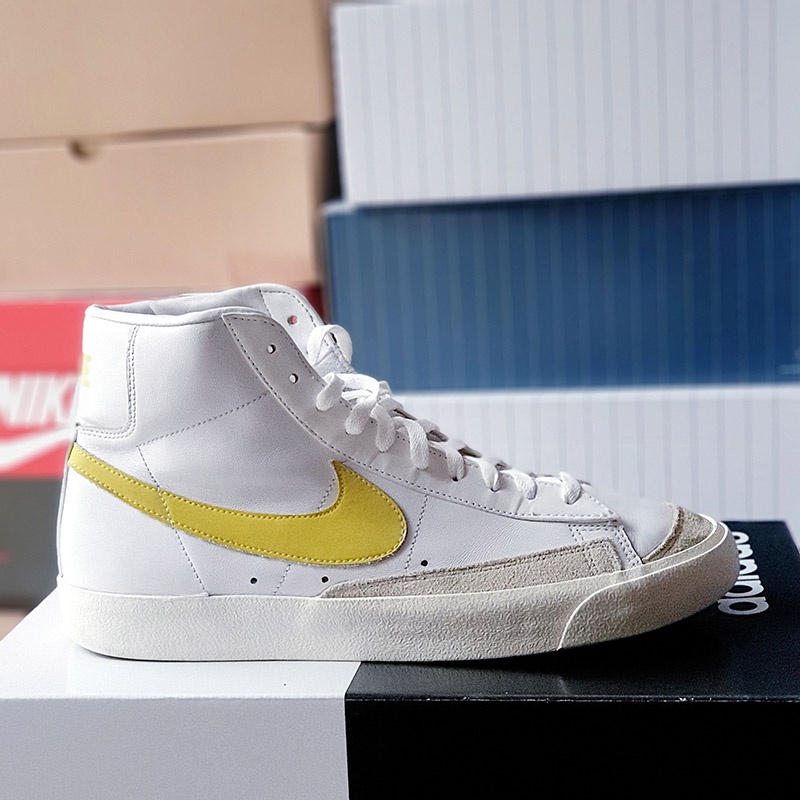 Giày Nike Blazer Mid 77 Vintage Optic Yellow, size 44, real 2han