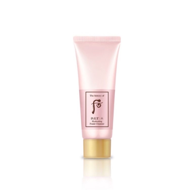 Sữa Rửa Mặt Kiềm Dầu Whoo Hồng Hydrating Foam Cleanser Giảm Mụn 40ml