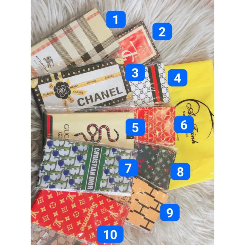 Xấp 10 BAO LÌ XÌ THƯƠNG HIỆU SANG CHẢNH shop trinh
