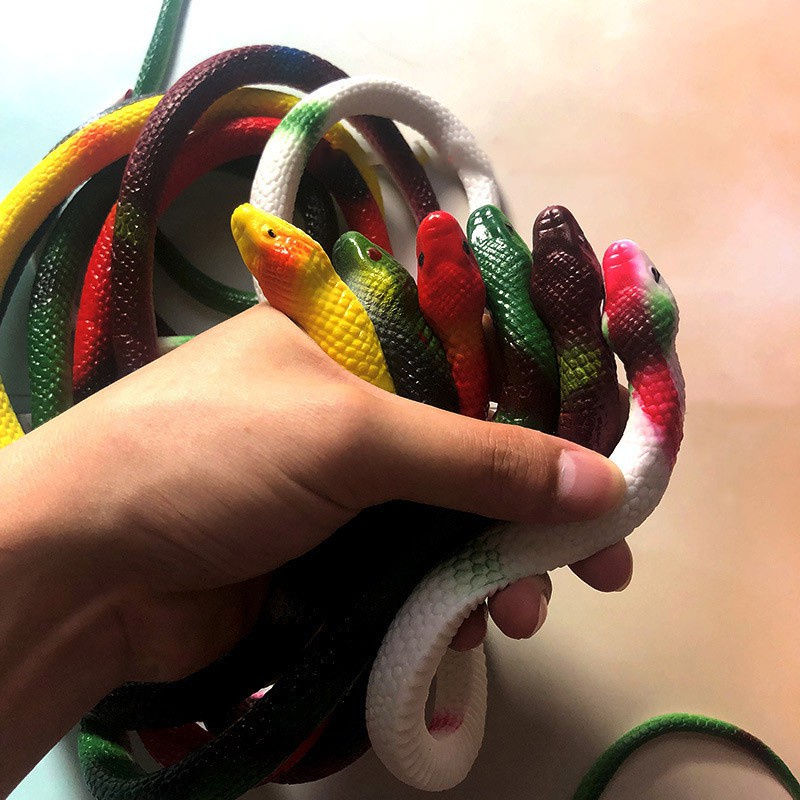 Rắn Giả Cao Su Như Thật, Đồ Chơi Troll Độc Đáo dài 65cm