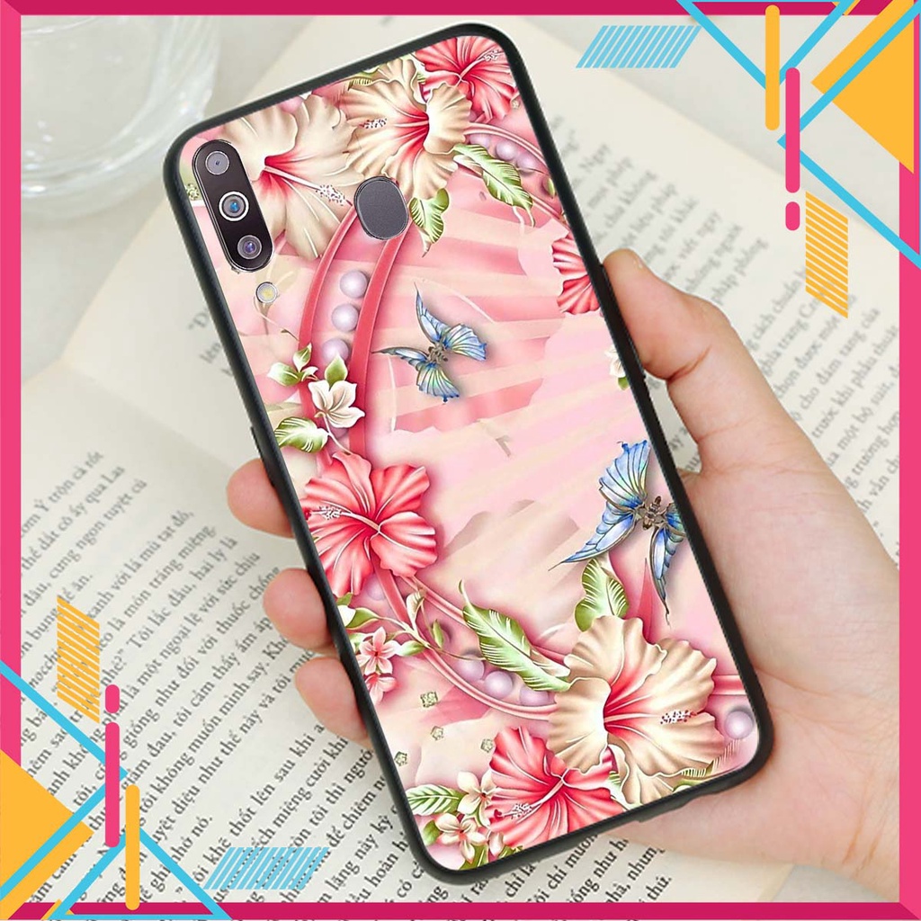 Ốp lưng Samsung M30 in hình hoa xinh xắn, hiện đại , thời trang ,phong cách