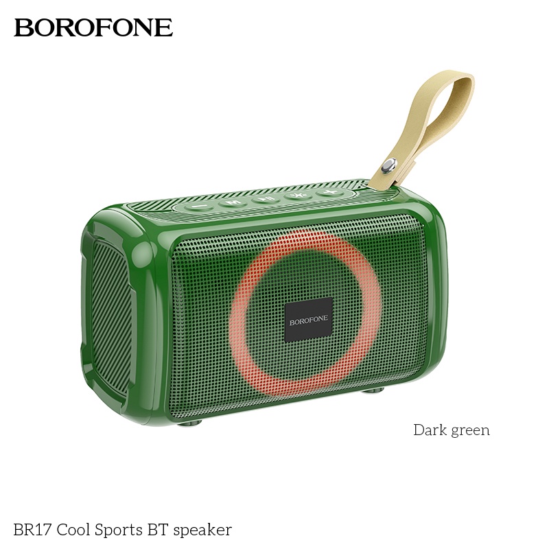 Loa Bluetooth BOROFONE BR17 thể thao Mini, Bass mạnh mẽ, to rõ, hỗ trợ di động không dây - Chính hãng