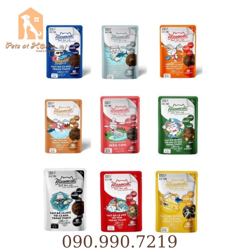 [Mã PET50K giảm Giảm 10% - Tối đa 50K đơn từ 250K] Pate cho mèo Meowcat 70gr