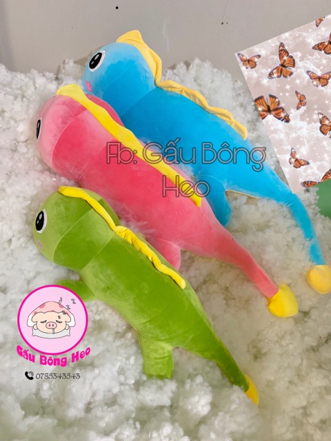 Khủng long nhồi bông đuôi trái tim size 90CM-1M-1m5-1m8 hàng nhập cao cấp ( CÓ ẢNH THẬT SHOP CHỤP )