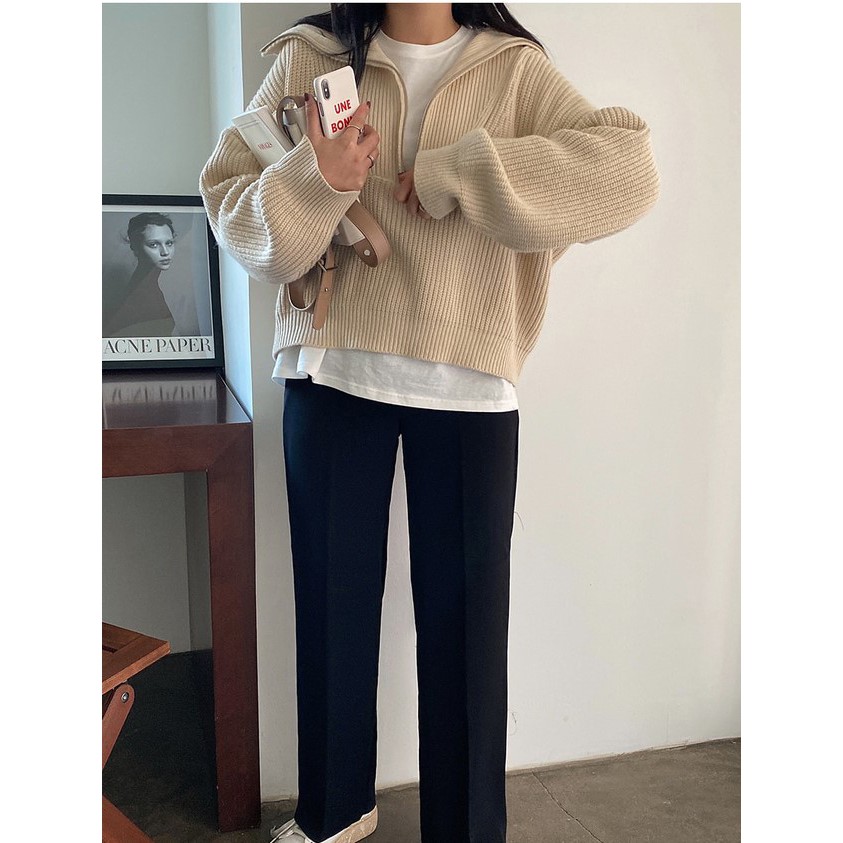 Áo khoác len Supa Renee style Hàn Quốc