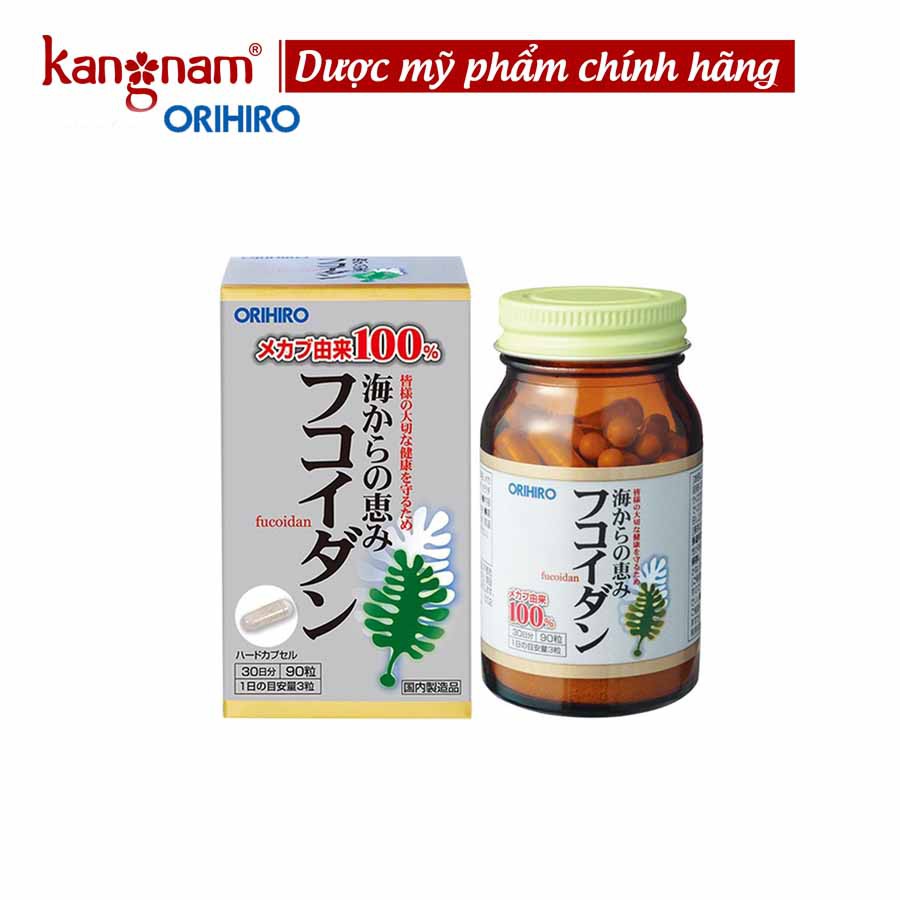 Viên Uống Tảo Fucoidan Orihiro 90 viên