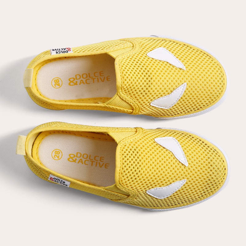 D&amp;A giầy slipon bé trai B1704 vàng