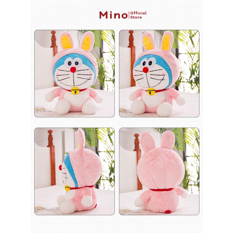 Gấu Bông Doreamon Cute Hồng Xám MINO STORE TH200