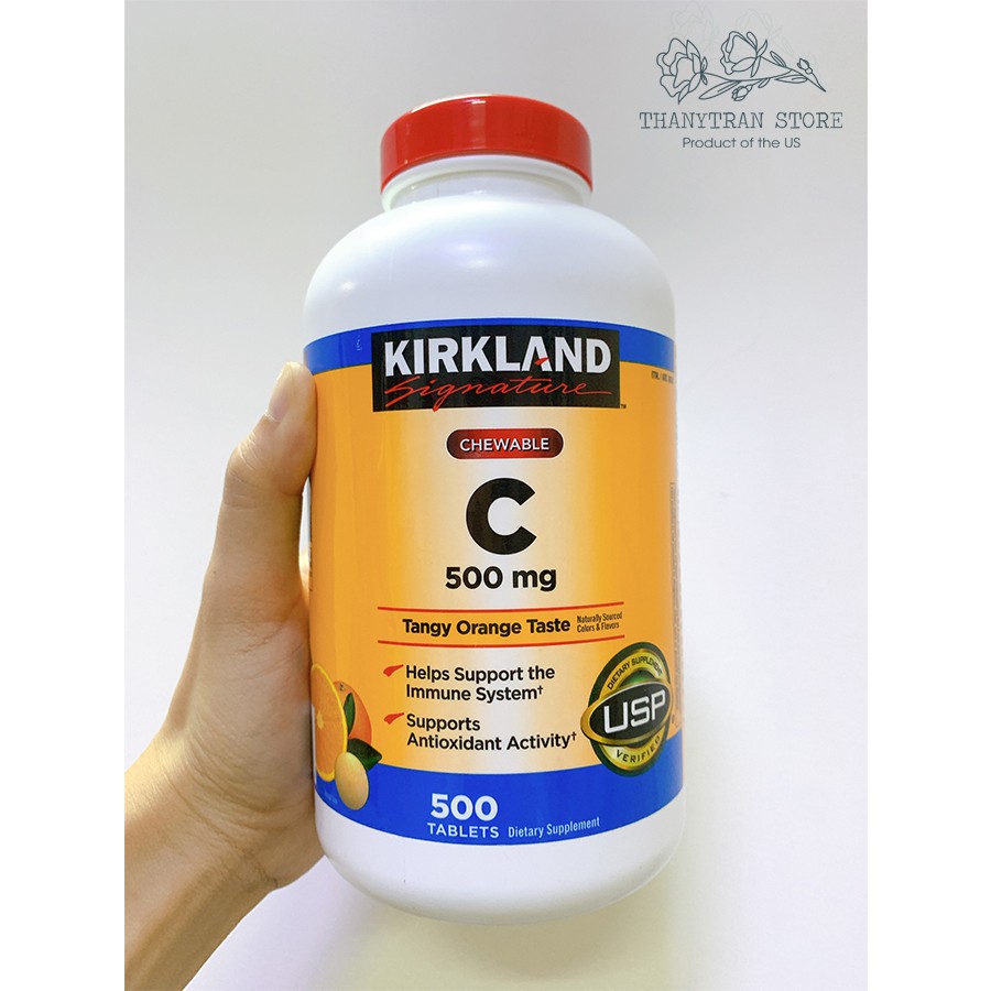 Kẹo Ngậm Bổ Sung Vitamin C 500mg KIRKLAND SIGNATURE
