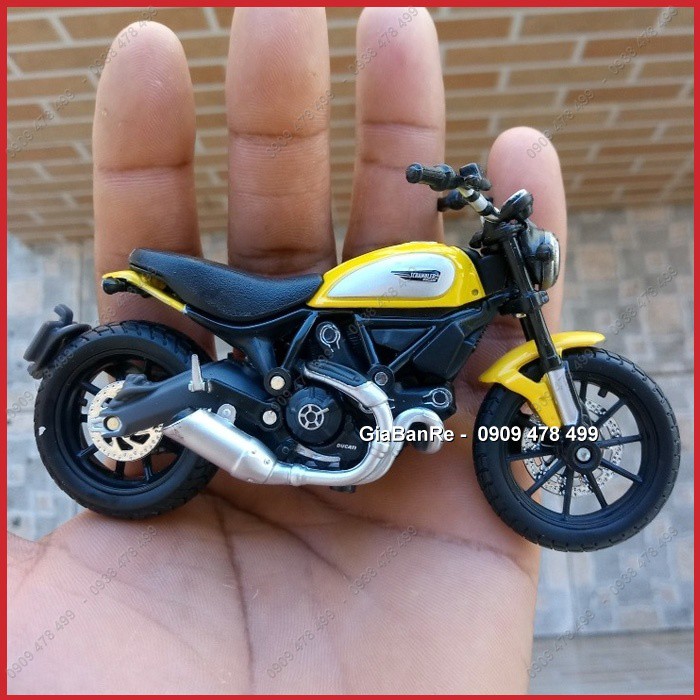 Xe Mô Hình Ducati Scrambler Tỉ Lệ 1:18 - Maisto - 8807