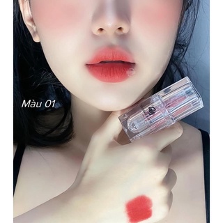 Son thỏi lì siêu mịn môi DOLLY VARIETY [Màu Hồng trà sữa]