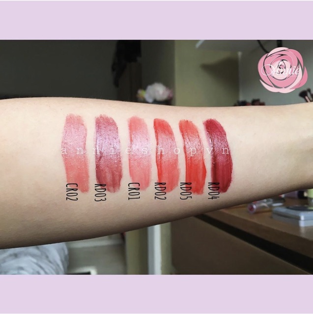 Son A'Pieu water light tint màu RD04,05,06