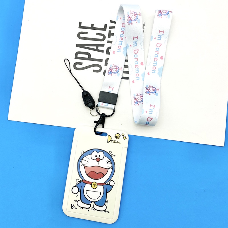 Dây Đeo Điện Thoại/Thẻ id/Thẻ Hoạt Hình Doraemon Cho Học Sinh