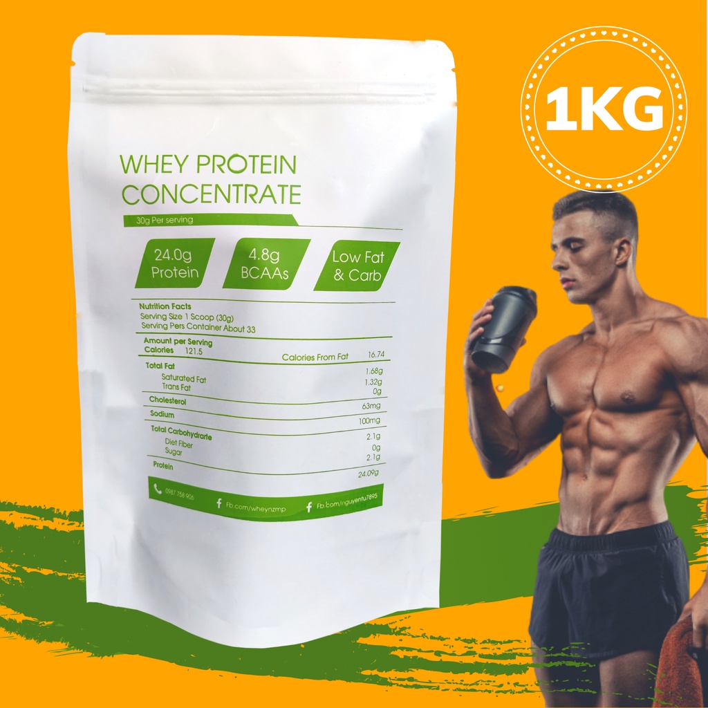 Whey Protein Concentrate 80% Protein - Sữa tăng cơ giảm mỡ whey protein isolate
