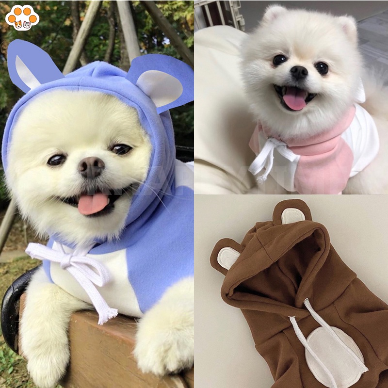 Quần Áo Cho Chó Mèo Quần Áo Thú Cưng Ngọt Ngào Áo Len Cho Chó Nhỏ Shih Tzu Yorkshire Hoodies Áo Khoác Cho Thú Cưng Mềm Mại Quần Áo Cho Chó Con Chó Con Mèo Quần Áo Trang Phục