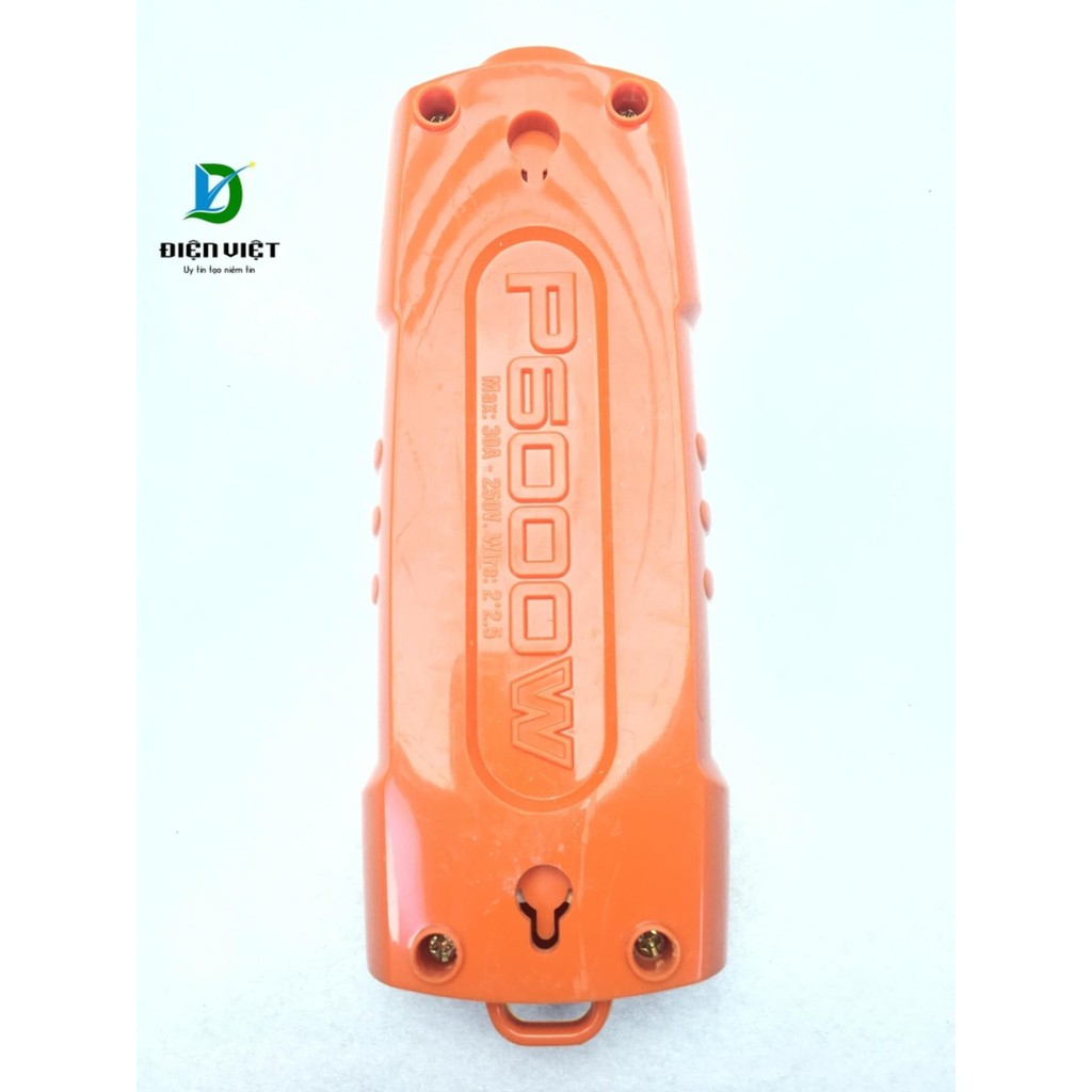 Ổ cắm điện 3 lỗ chịu tải 6000W Sopoka P6000W  - Điện Việt