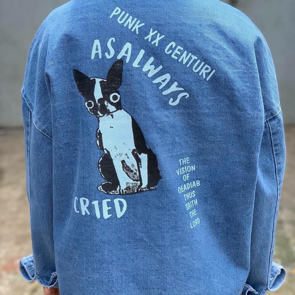 [ẢNH THẬT KÈM CLIP TỰ QUAY] ÁO JACKET JEAN PUNK XX CENTURI FORM UNISEX