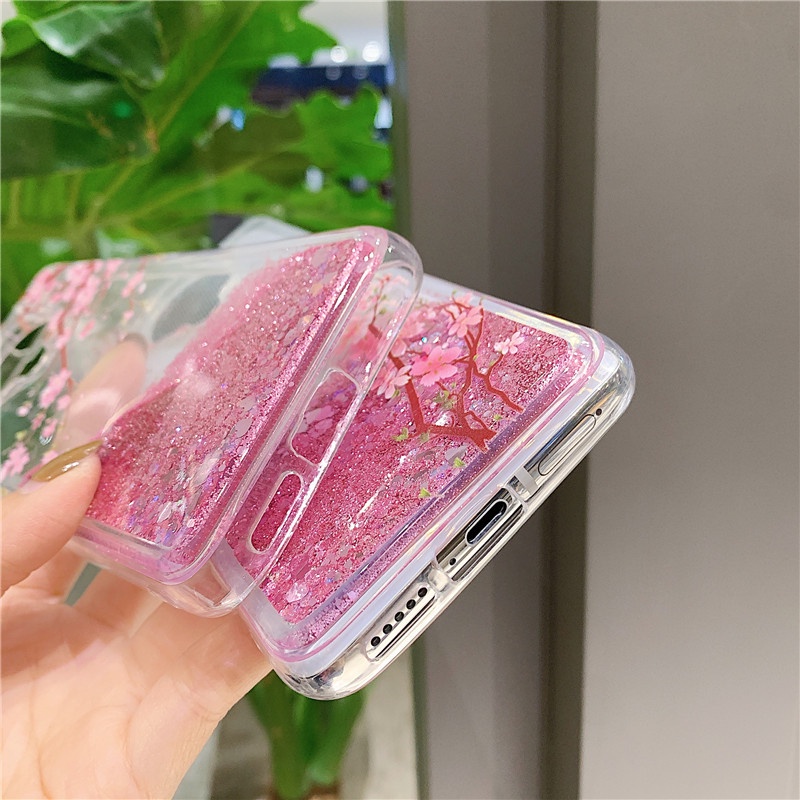 Ốp Điện Thoại Mềm Trong Suốt Phối Kim Tuyến Nước Cho Redmi Note 11 Pro K50 8 7 9T Poco M3 X3 GT Mi 10T F3 12