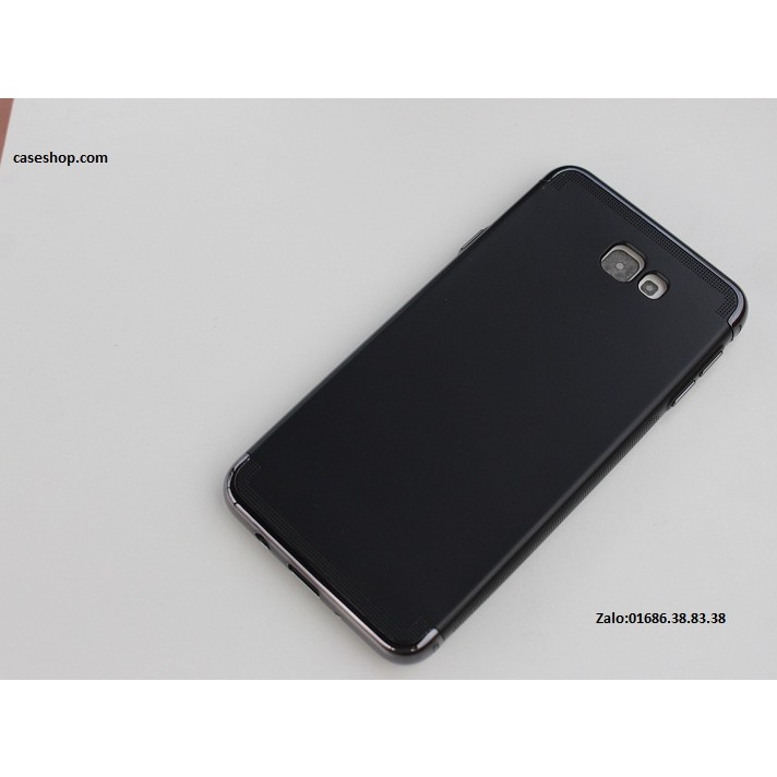 ốp 3 mảnh silicon dẻo Sam Sung J7 Prime (đen)