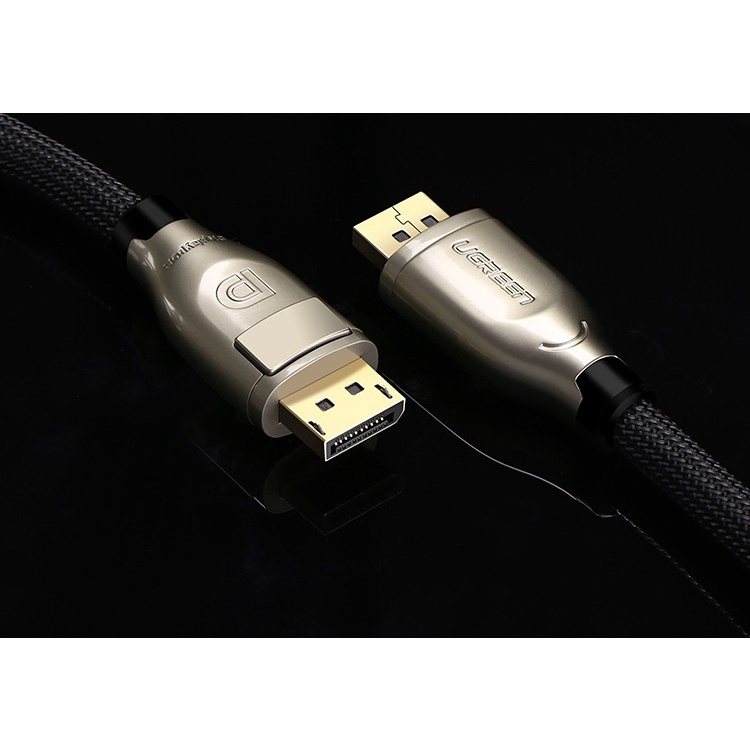 Cáp Displayport to Display Dài 2M Chuẩn 1.2 Cao Cấp 4K Ugreen 30120 - Hàng Chính Hãng
