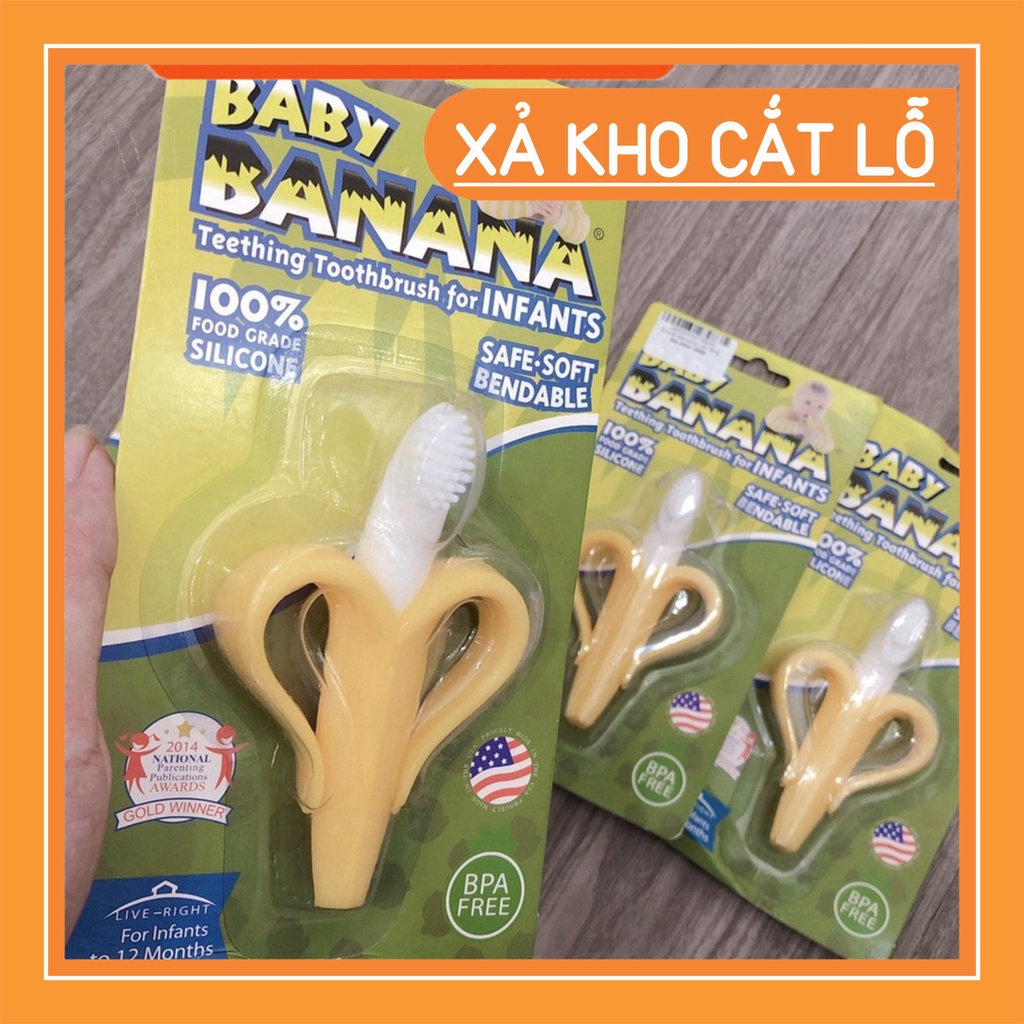 Gặm nướu chuối có răng Banana FLASH SALE