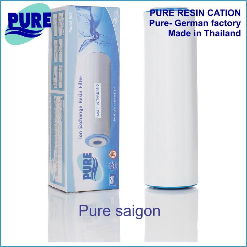 Lõi lọc Pure Resin hạt nhựa trao đổi ion