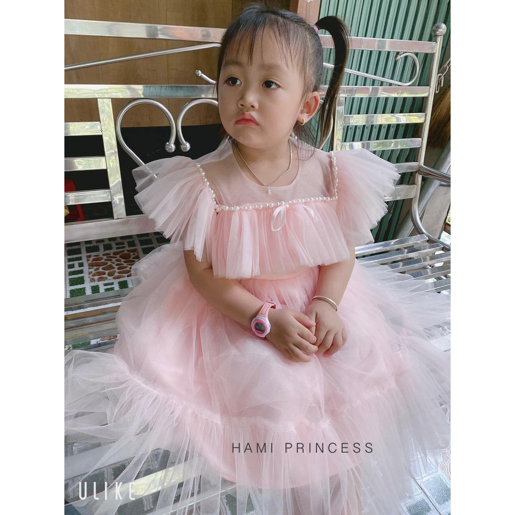 Váy Công Chúa Cánh Tiên Điệu Đà Cho Bé Gái HAMI PRINCESS ❤️ Tặng Kèm Phụ Kiện